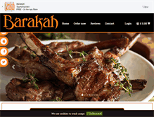 Tablet Screenshot of barakahtakeaway.com